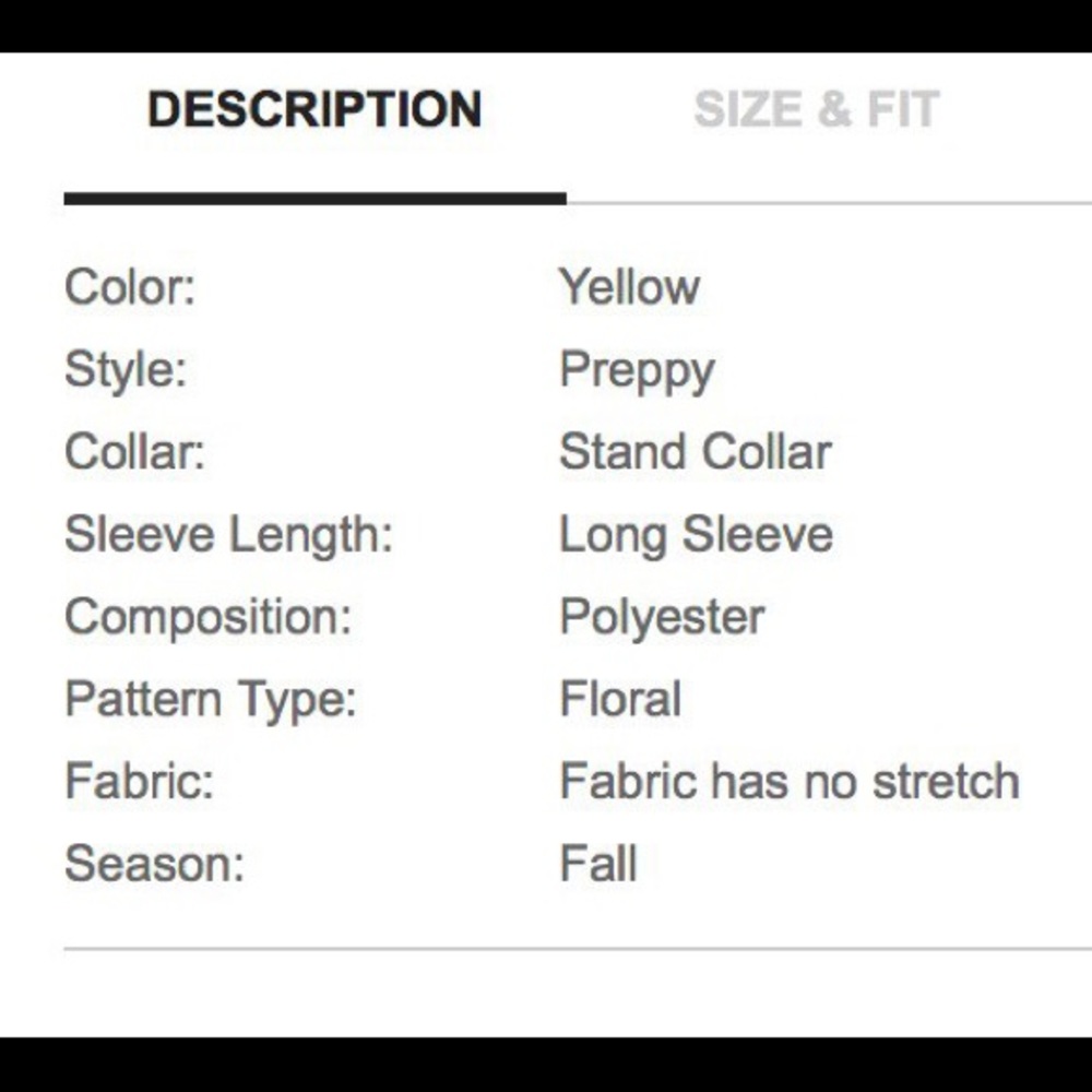 Creme/Tan Stand Collar Floral Crop Blouse - Picture 7 of 8
